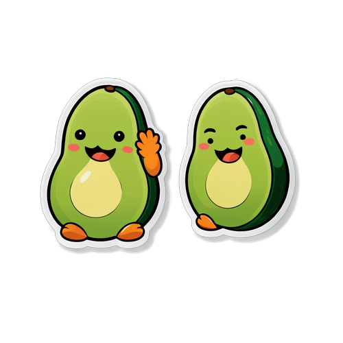 สติ๊กเกอร์สุดน่ารัก! มาดูความเฮฮาของ Nikocado Avocado ในสไตล์การ์ตูน!