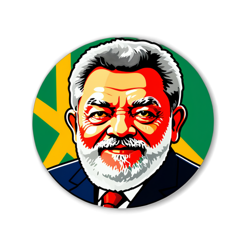 Visualize o Presidente Lula com Símbolos de Unidade Nacional