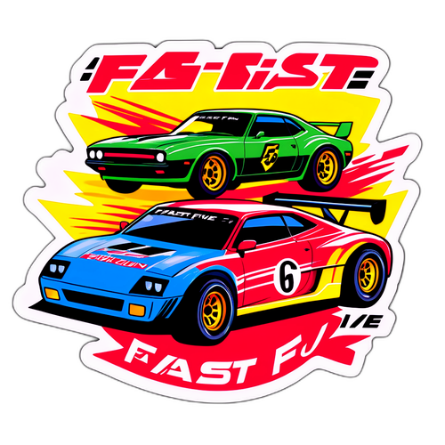Fast Five Fun Sticker