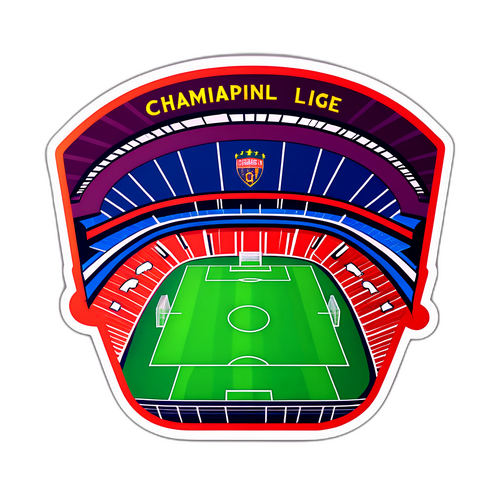 Stadion w czasie meczu Ligi Mistrzów