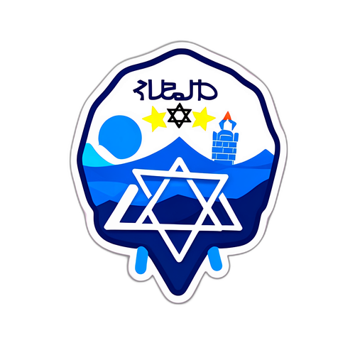 İsrail'in En Son Haberlerini Vurgulayan Sticker