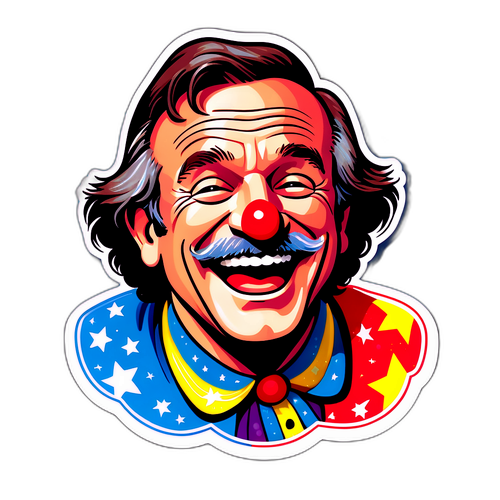 A Tribute to Robin Williams: Cheerful Clown Face