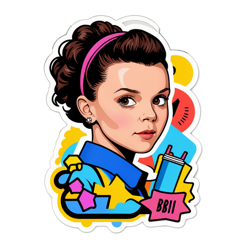 Millie Bobby Brown Sticker Design