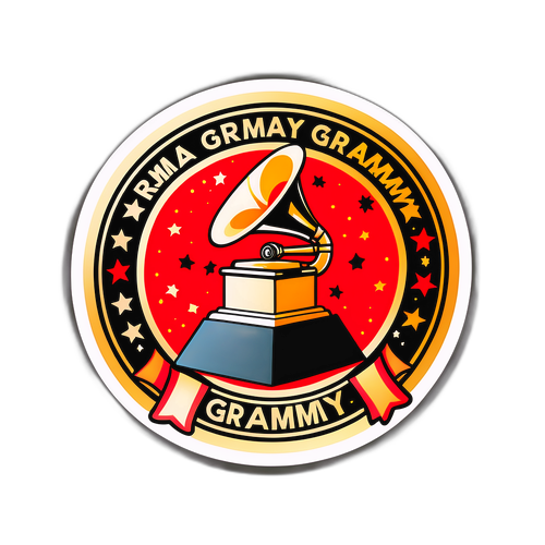 Feirende Grammysticker