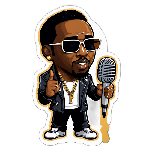 Trendy Sticker van P Diddy