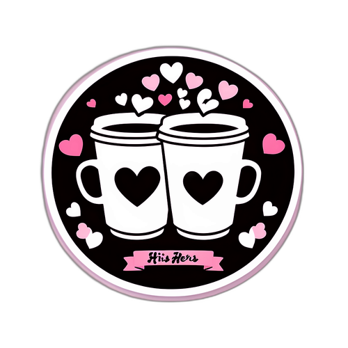 To kaffer som representerer 'Hans og Hennes'