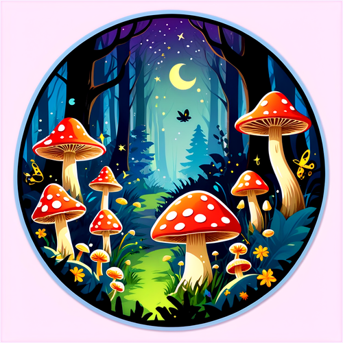 Magical Forest Scene