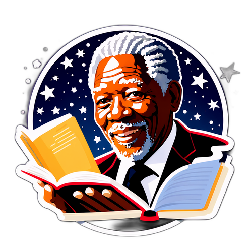 Autocollant de narration par Morgan Freeman