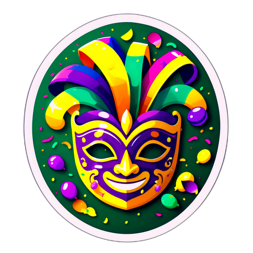 Adesivo de Carnaval Alegre
