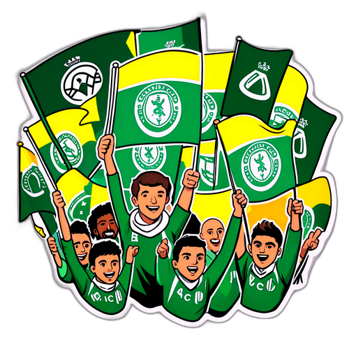 Sporting CP Taraftarları Coşkusu