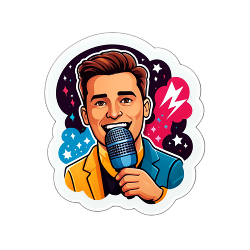 Tarra Billy Vigarista mikrofonin kanssa