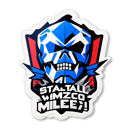 Widzew Łódź vs Stal Mielec - Meczowy Sticker