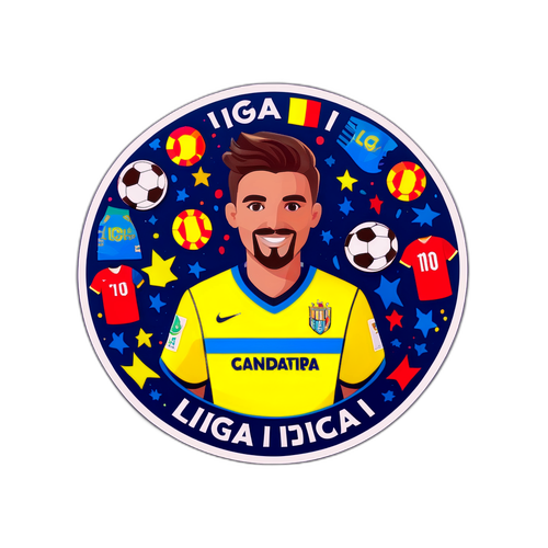 Autocolant dedicat fanilor Ligii I