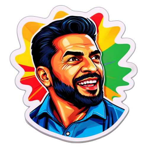 דיוקן אמנותי של 'דניאל עמית'