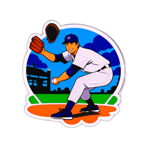 野球選手の投球瞬間