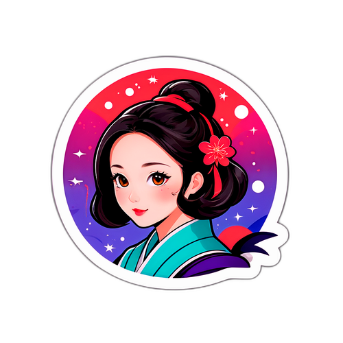 정유경 브랜드 색상을 활용한 고급스러운 스티커 디자인