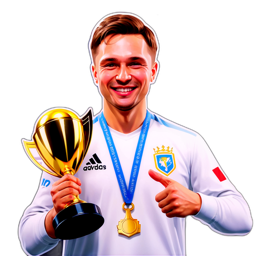 Триумф Павла Мамаева с трофеем