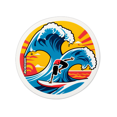 Sticker Estilizado do Reebok Santa Cruz