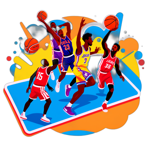 Enerhetikong Eksena sa Larangan ng Basketbol