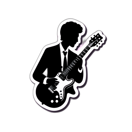 מדבקה מינימליסטית של יהורם גאון