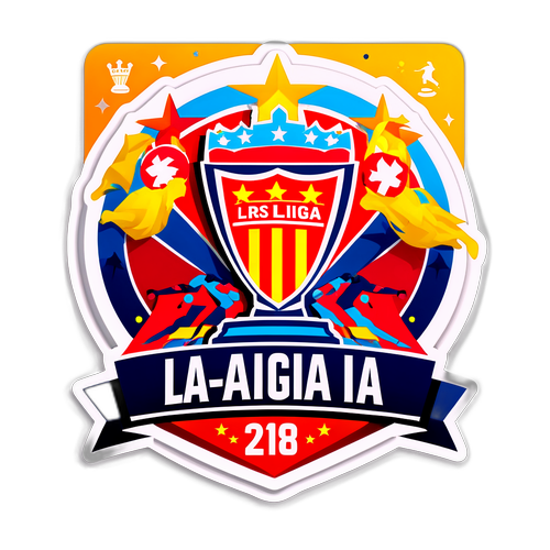 Ein dynamischer Aufkleber der La Liga Tabelle