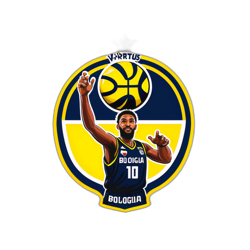 מדבקת כדורסל - וויצ'וס בולוניה