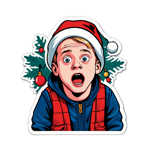 Nostalgic Home Alone Sticker