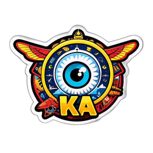 Sticker ya 'KAA' kwa Mambo ya Ndege