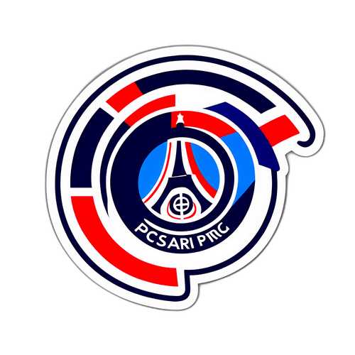 Креативная наклейка PSG