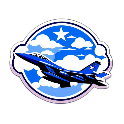空军主题贴纸