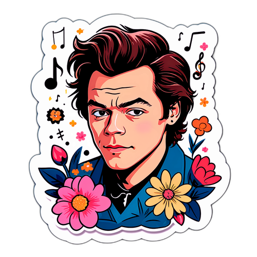 Nálepka s Harrym Stylesem