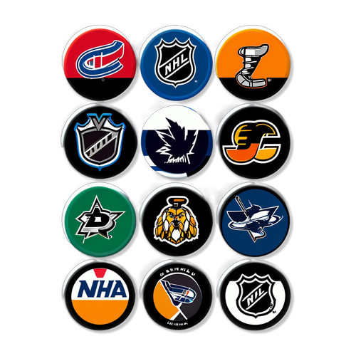 NHL Game Day Jerseys and Pucks Sticker