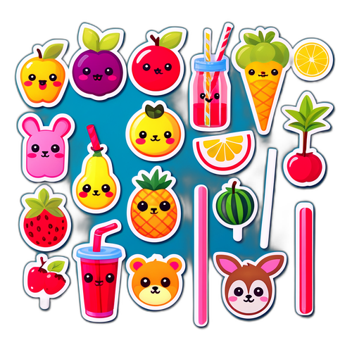 Sticker Seronok Straw Kitar Semula