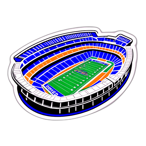 Energetic Artwork of Soldier Field