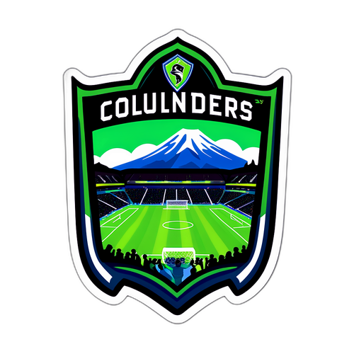 Seattle Sounders - Columbus Maç Atmosferi Stickerı