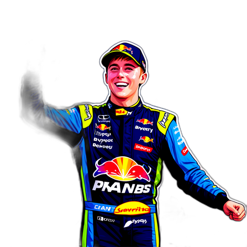 Celebratory William Byron Victory Sticker