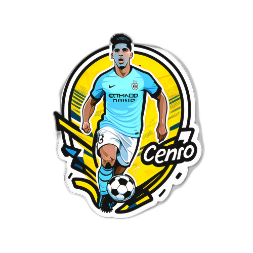 Naklejka tematyczna piłkarska inspirowana Joao Cancelo