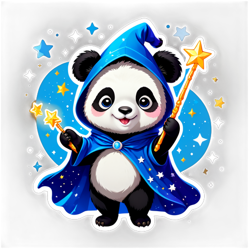 魔法斗篷的小熊猫