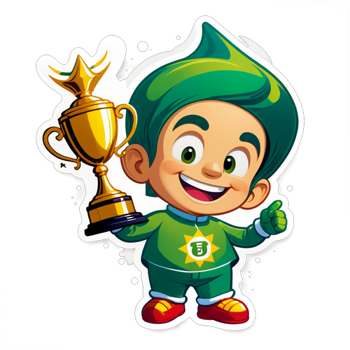 Samolepka Dipsy s trofejemi