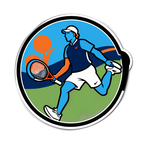 Aufkleber Cincinnati Open Tennis