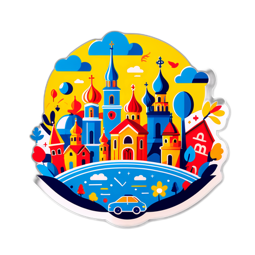 Ілюстрація життя в Броварах: радість і спільнота