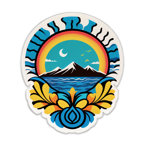 Bodrum Depremini Hatırlatan Sticker Tasarımı