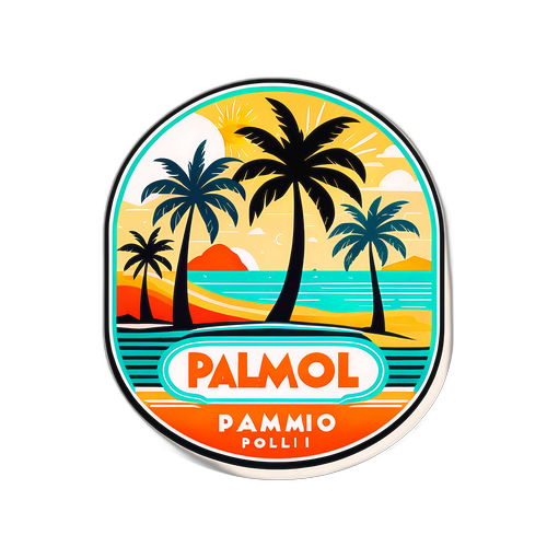 Adesivo Vintage per Palmoli