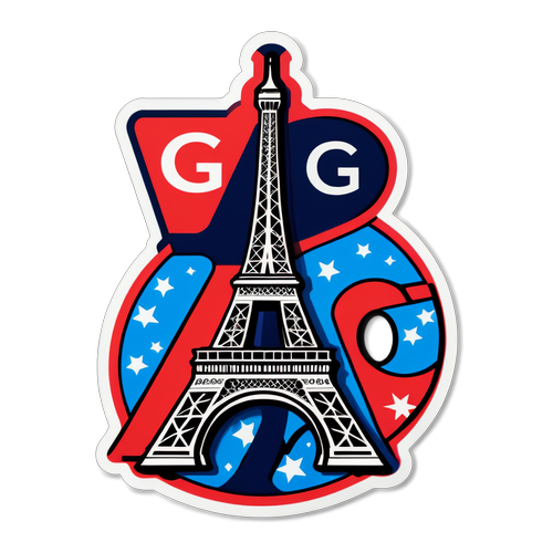 Arte com o logotipo do PSG em letras ousadas