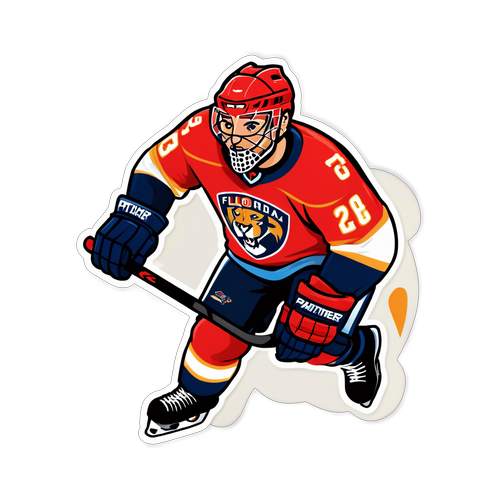 Florida Panthers - Jääkiekkopelaaja Toiminnassa