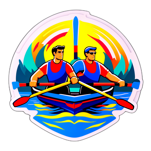 Arte Estilizada do Jogo de Remo