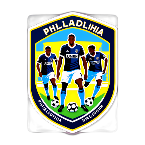 Philadelphia Union Soccer Scene Sticker