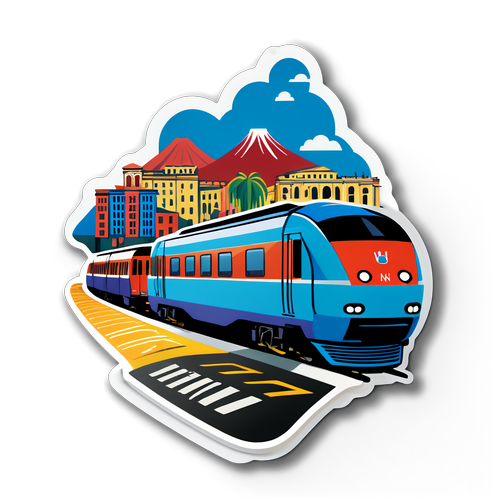 Colori Vibranti della Linea 2 di Napoli