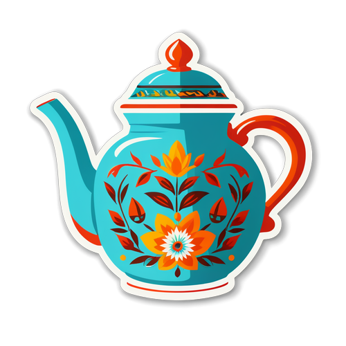 Argentin mate tea set matricákkal