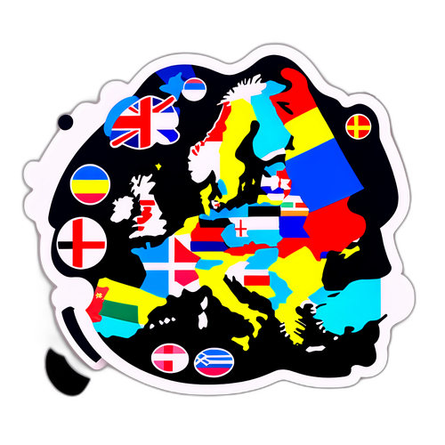 Europäische Qualifikation Aufkleber